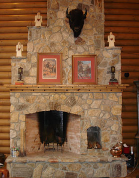 Fireplace construction and masonry