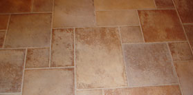 Tile floor